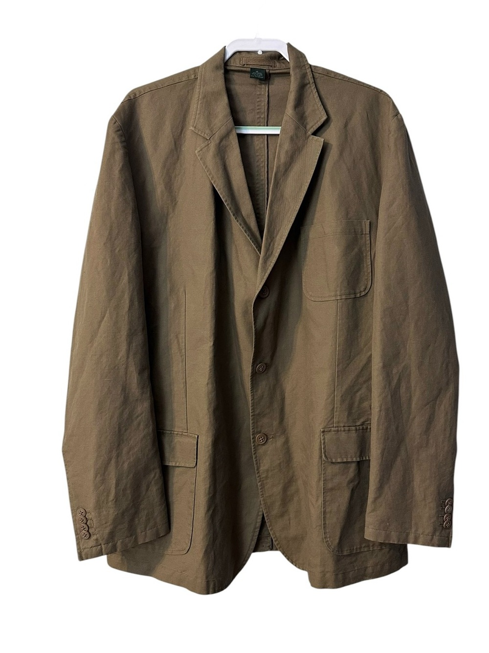 Marshall Fields Khaki Linen Cotton Blazer Sport Coat